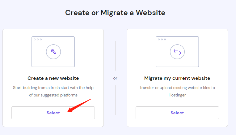 购买Hostinger主机及安装WordPress教程 | 2023初学者指南 - 10 create website