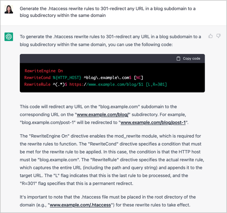 如何把ChatGPT应用在SEO/ASO工作中 - 16 rewrite generator gptchat 1
