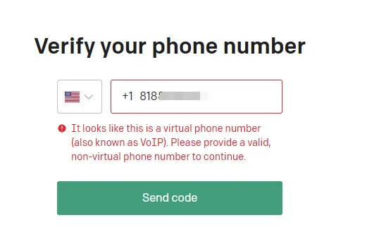 voip not avaliable