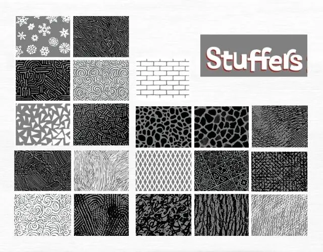 800+ 免费的 Procreate 笔刷下载 - 2 Stocking Stuffers Free Background Texture Brushes