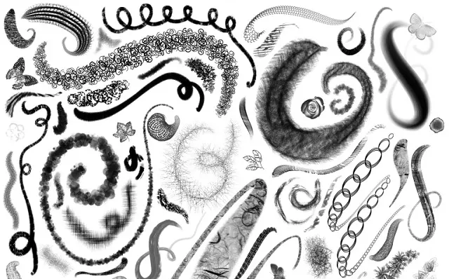 800+ 免费的 Procreate 笔刷下载 - 31 Unique Original Handmade Brushes
