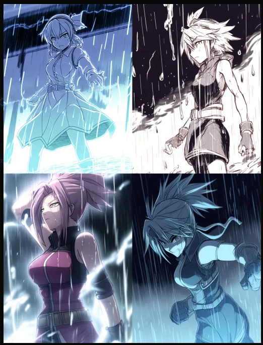 Midjourney 提示词(prompt)应该怎么写? - 25 a women in the rain2