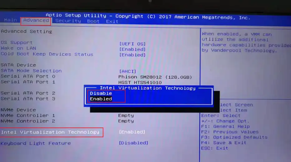 Android Emulator Hypervisor Driver for AMD Processors installation failed - 5 inter virtualization tech