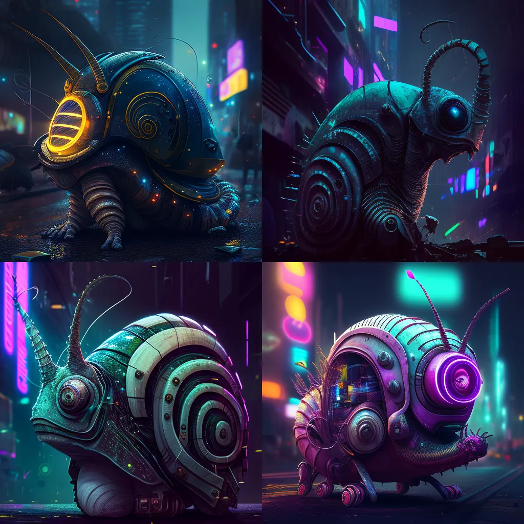 kerry Snail in a cyberpunk style 306726ed 220f 41ee 90bd e7cdac327d10