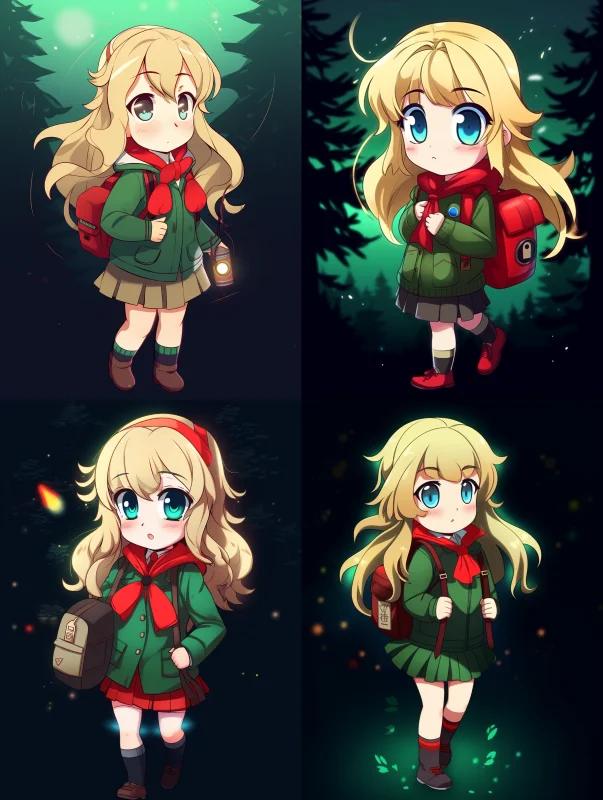 Midjourney 提示词(prompt)应该怎么写? - 19 kerry a beautiful girl blond hair wearing a green jacket with a 79a44209 9efd 4c69 a3f6 52cb1b74e617