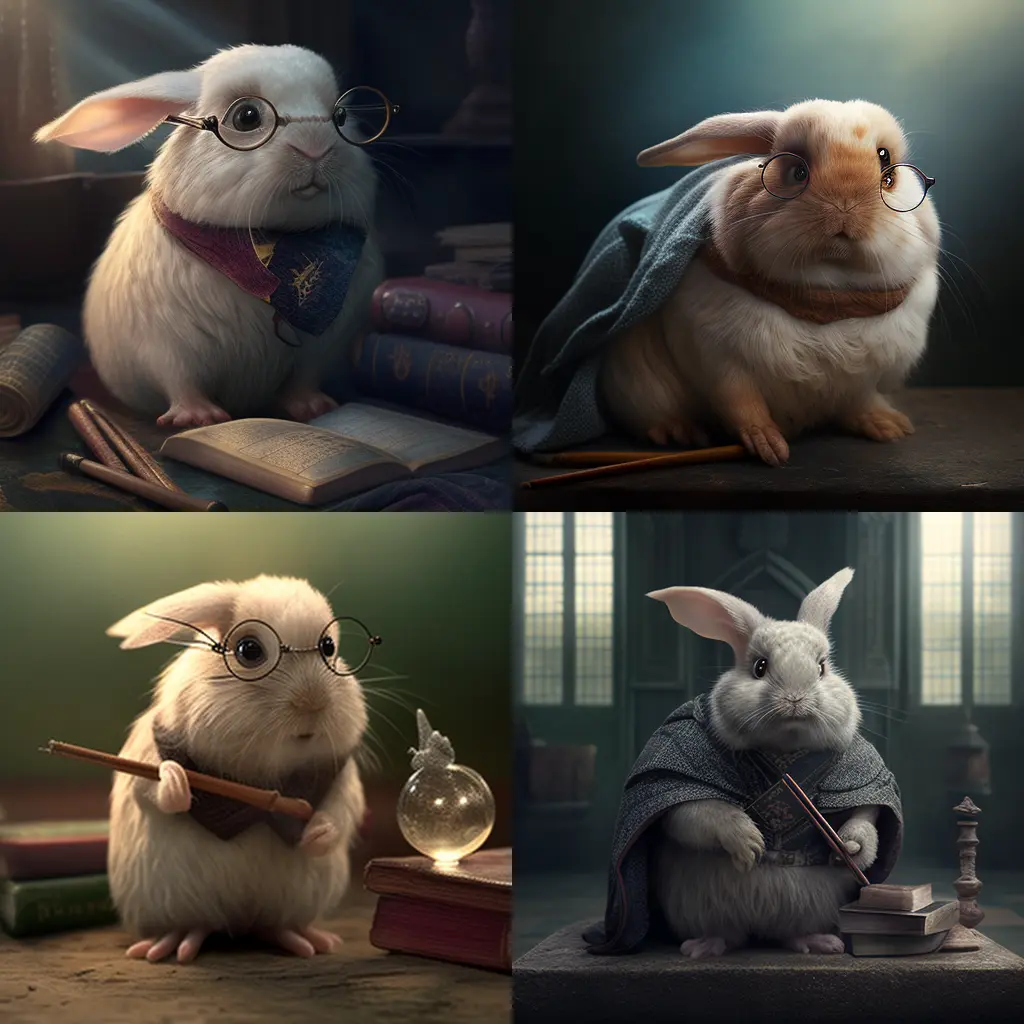 kerry a rabbit as Harry Potter 952cda18 4549 429d b9df 4bf3f6f49172