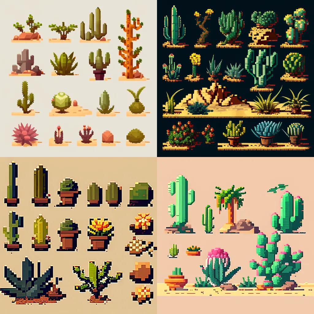 kerry plants in the desert sprite sheet 8 bit e6cb3bc7 5149 4a27 a71f 644ff4006635