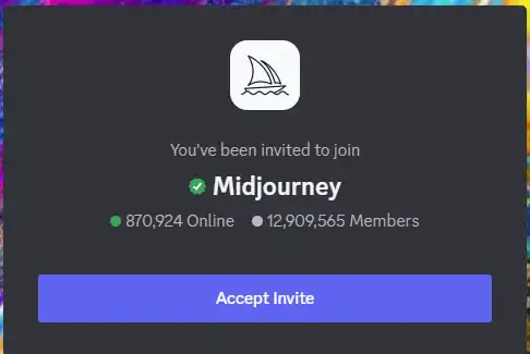 Midjourney AI 绘画新手教程 - 8 midjourney invite