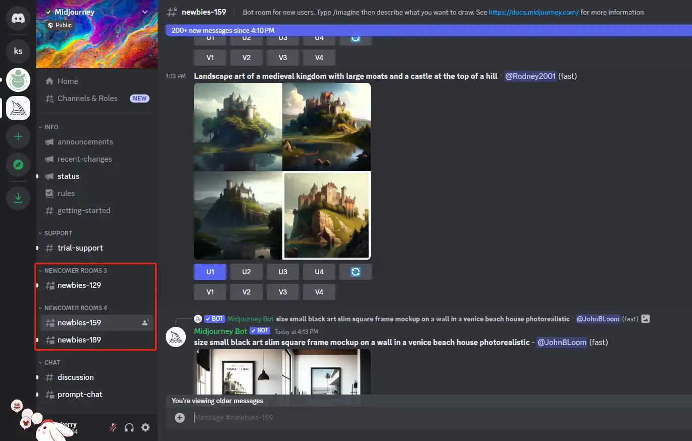 Midjourney AI 绘画新手教程 - 9 midjourney newbies