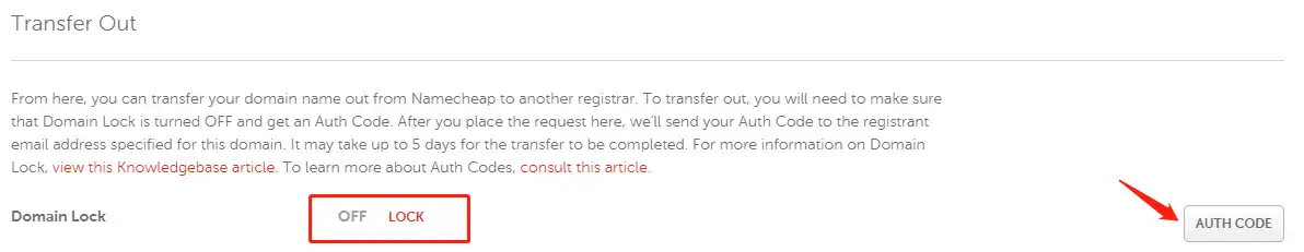 如何把域名从Namecheap转移到Namesilo - 4 namecheap domain is unlock