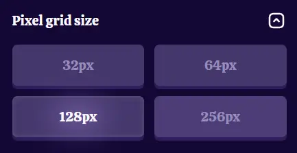 Pixelicious: 像素游戏素材转换器 - 6 pixel grid size