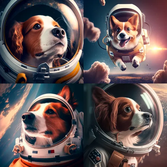 Midjourney 提示词(prompt)应该怎么写? - 9 rocket dog