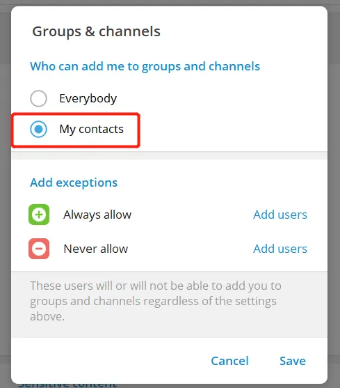 Telegram被陌生人私聊,被拉群怎么办?全TM是广告 - 3 telegram groups channels