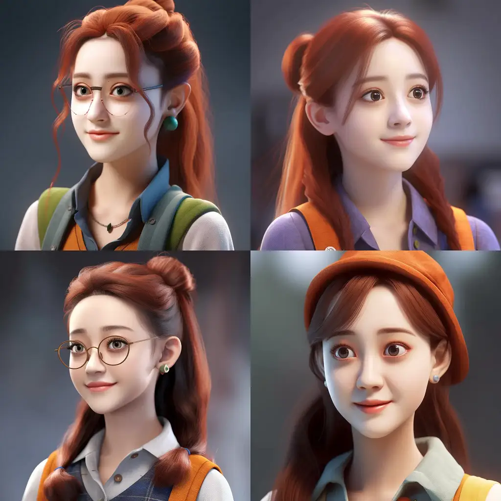 Midjourney+InsightFaceSwap插件换脸初体验 - 9 kerry female Pixar character a6347d17 f3cb 40f1 bd8f abcff9cd55c5