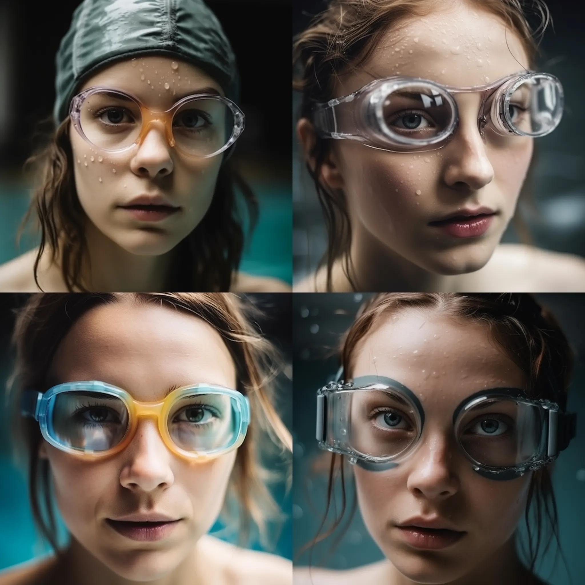 kerry close up of a beautiful woman wearing swimming goggle 936edf4c a2ee 4b7f 826e d9450f888463