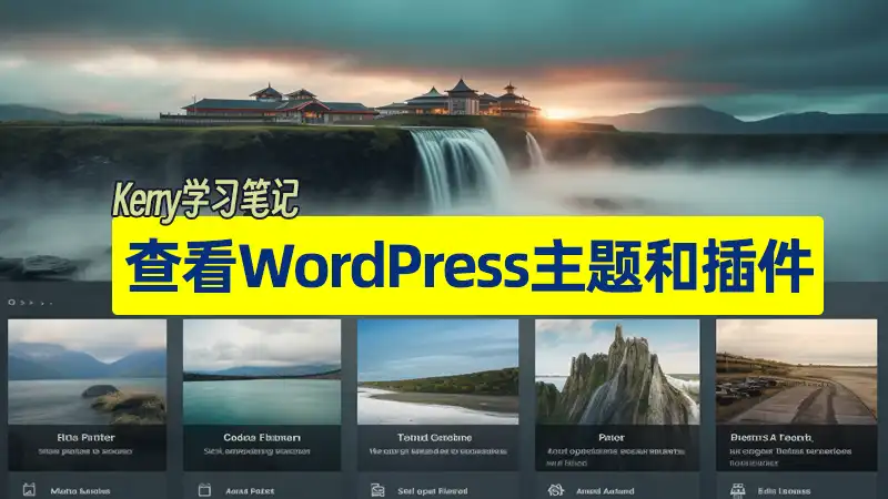 check wordpress theme plugins banner