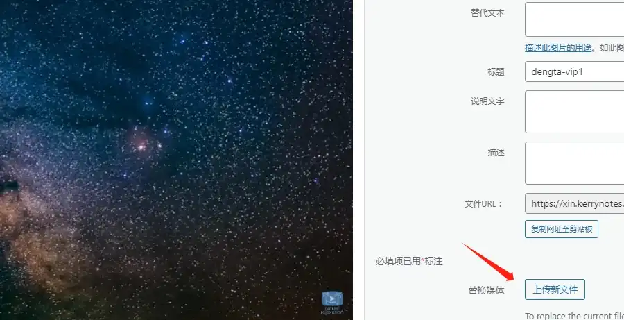 给WordPress文章替换图片 - 3 upload new img file