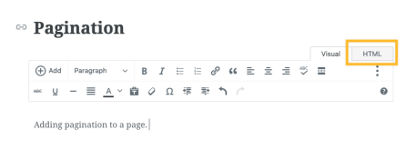 如何实现 WordPress 长文章分页显示 - 2 html tab pagination