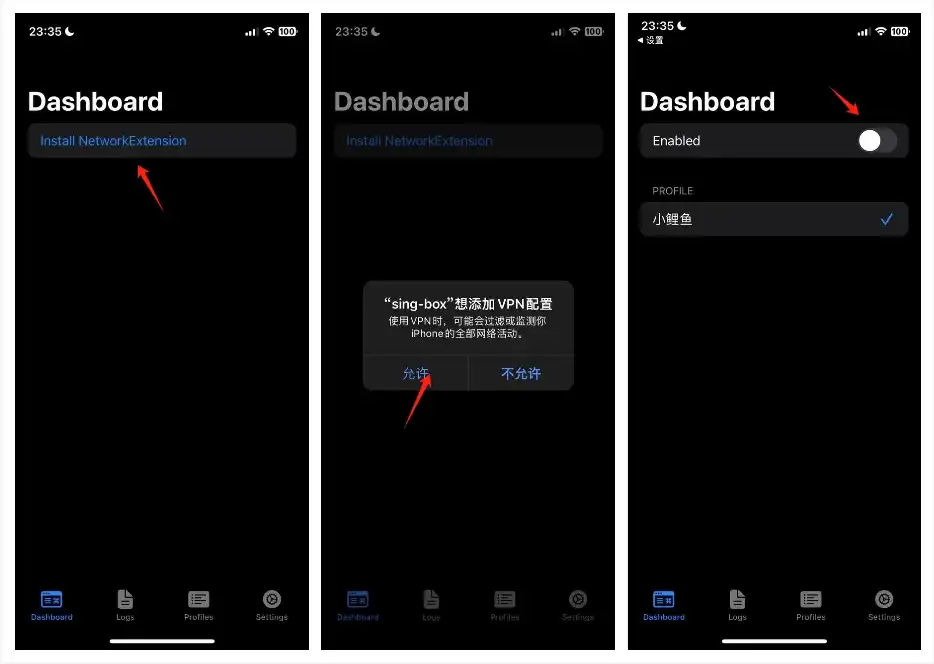 Sing-box 新手使用教程 - 8 install network