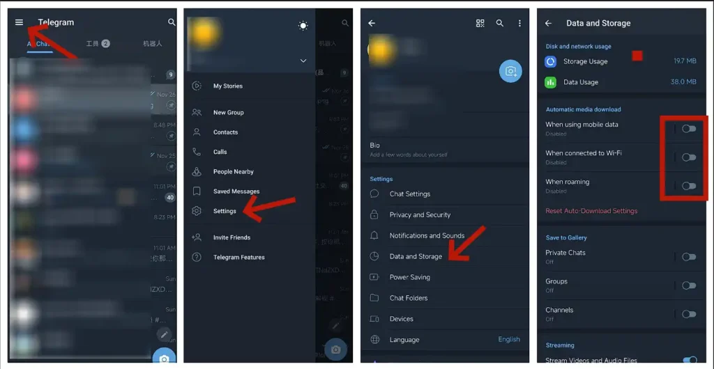 如何关掉 Telegram 的自动下载功能 - 2 telegram disable auto download