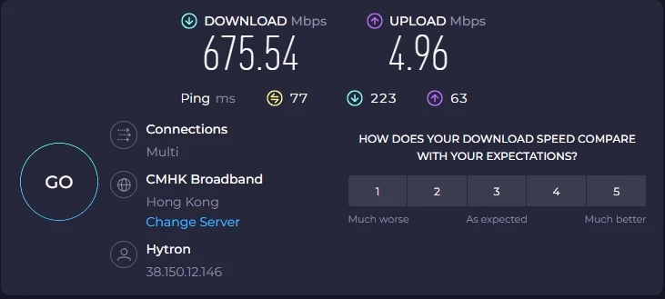 肥猫云 Fatcat 机场怎么样? | IEPL专线,ChatGPT/流媒体全节点解锁 - 7 feimao speedtest