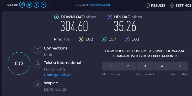 NaiU Net机场怎么样? | 速度还不错的专线机场 - 11 naiu speedtest