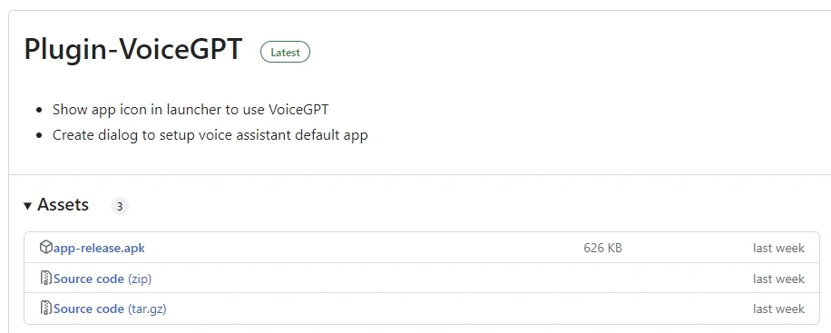 用 ChatGPT 代替安卓手机上的语音助手 - 2 voicegpt plugin