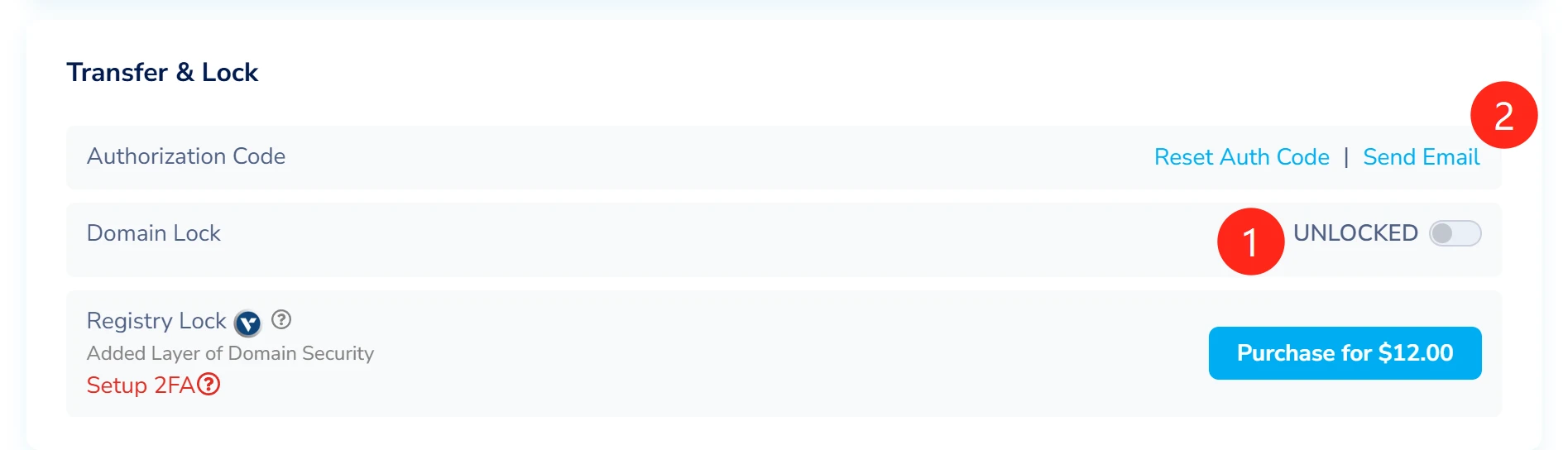 如何将Namesilo的域名转移到Cloudflare - 10 unlock namesilo domain and send auth code