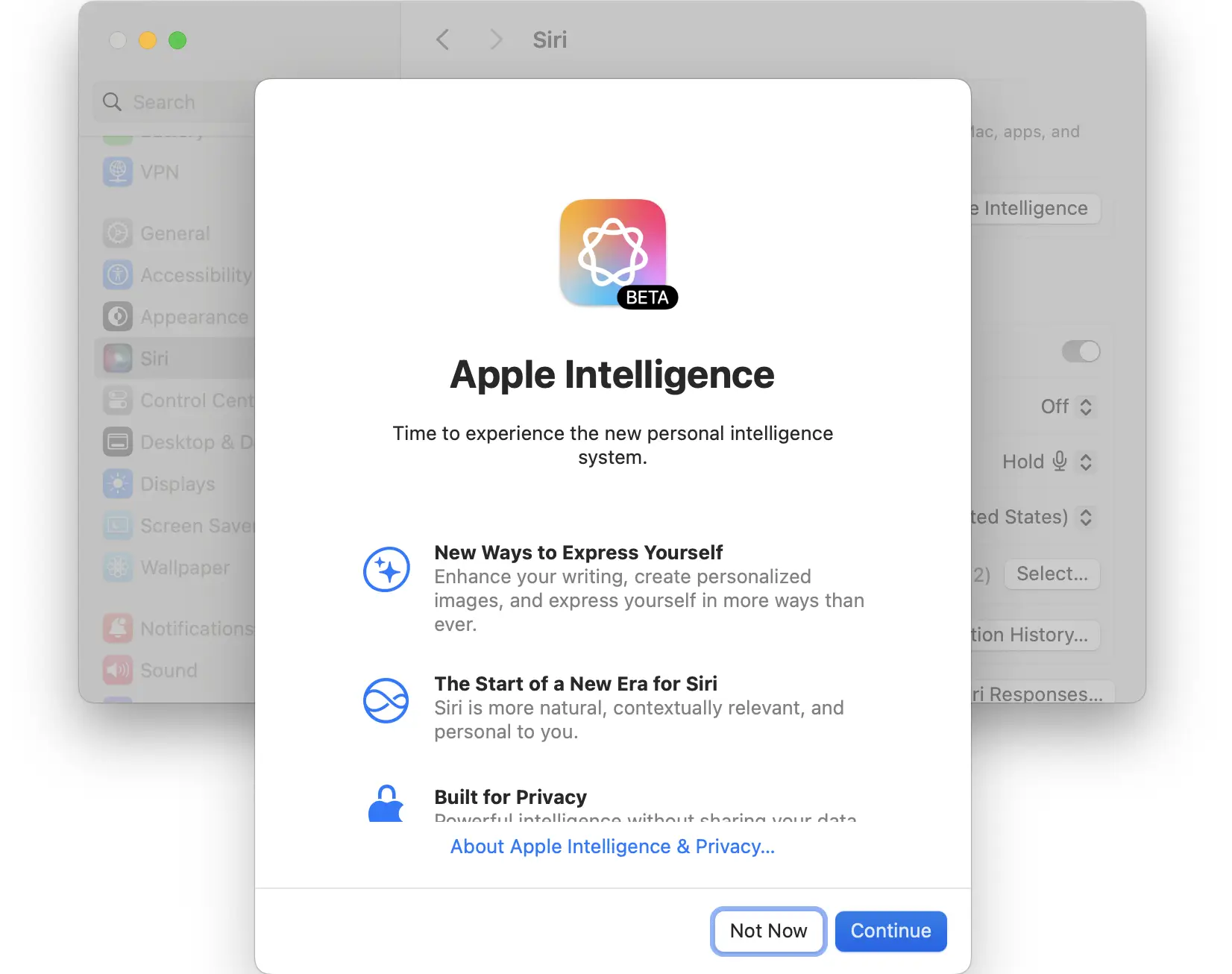 国行 Mac 破解使用 Apple intelligence - 2 AppleIntelligence