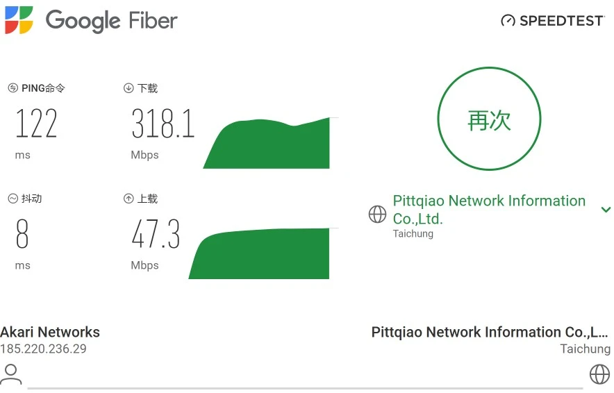 WushuCloud 五树云机场怎么样?体验分享 - 3 wushuyun speedtest tw