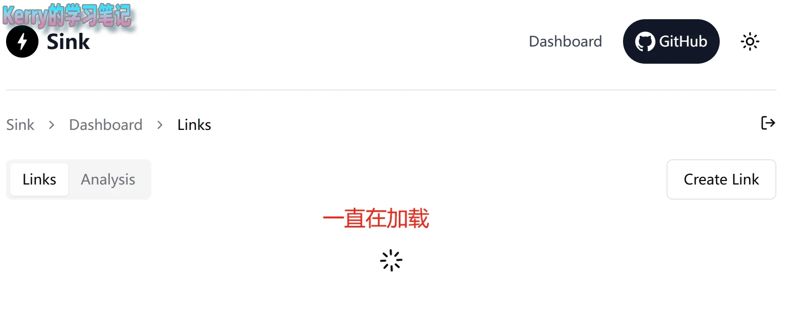 Sink 的链接加载不出来了? - 4 sink loading links