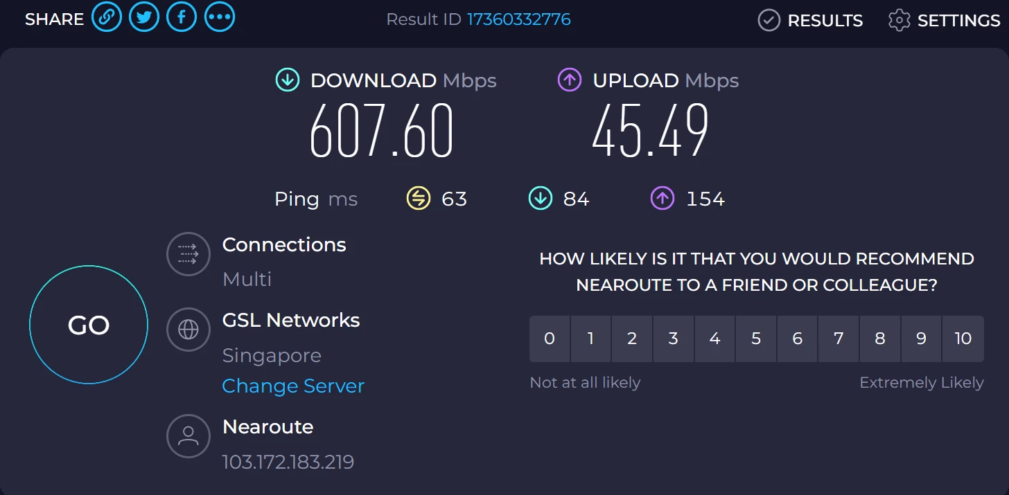 闪狐云机场怎么样?| BGP + IPLC + Trojan 高端机场 - 5 foxyun speedtest sg