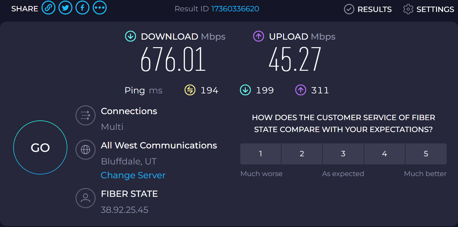 闪狐云机场怎么样?| BGP + IPLC + Trojan 高端机场 - 6 foxyun speedtest us
