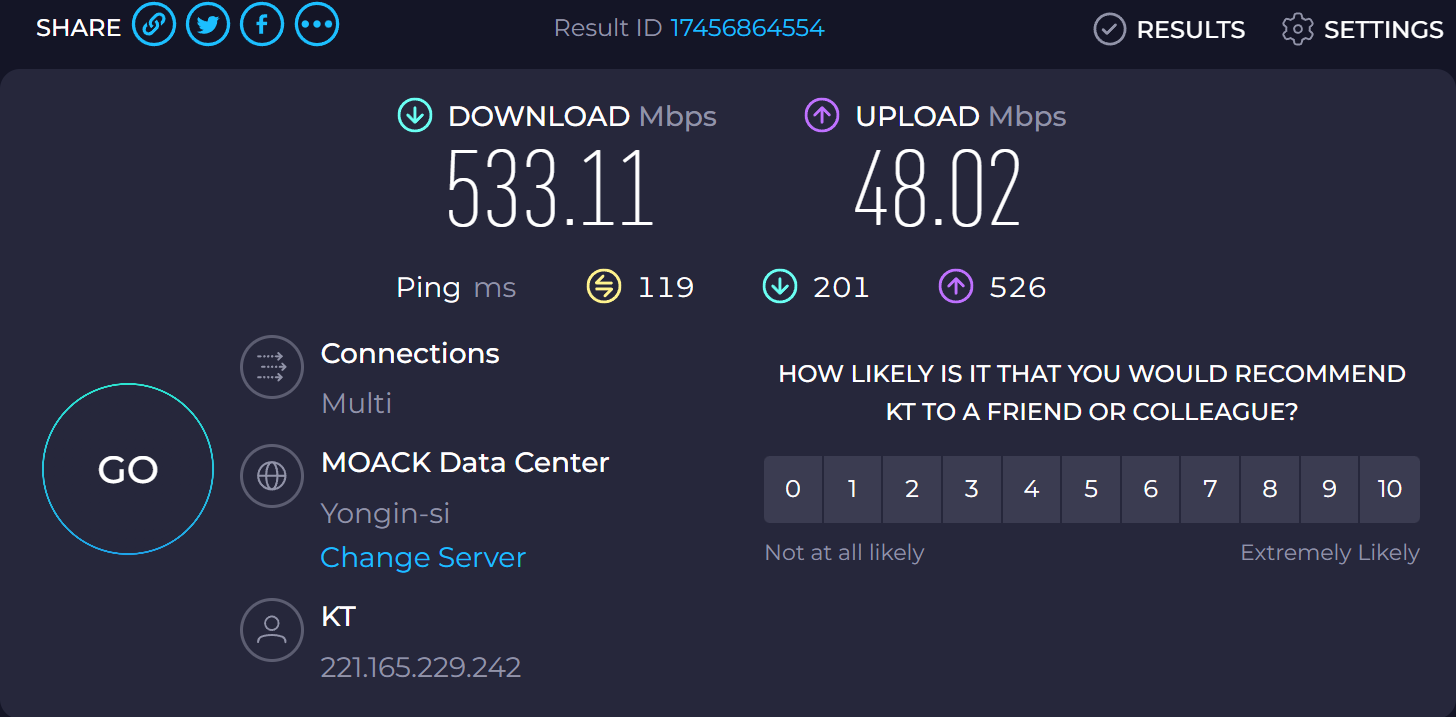 okanc 机场怎么样? | IEPL 专线,定位流媒体用户 - 9 okunc speedtest kr