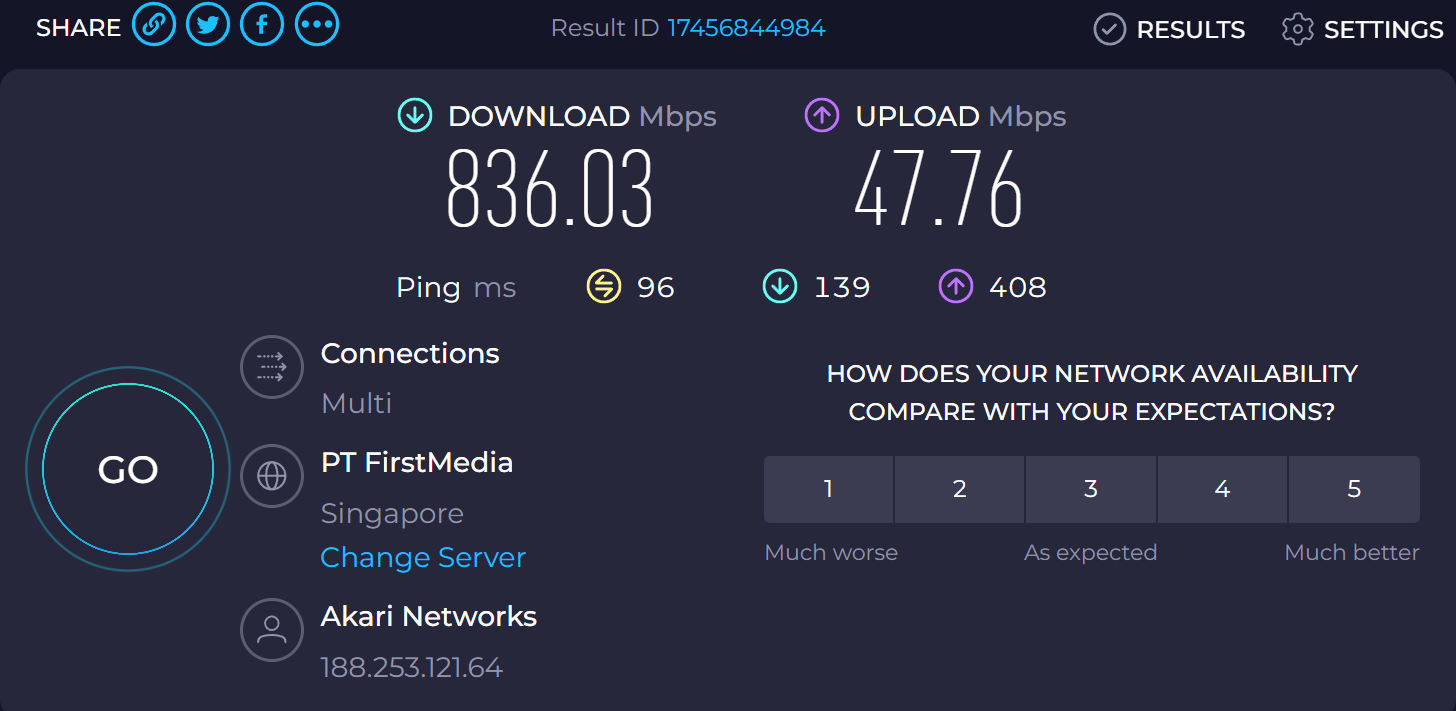 okanc 机场怎么样? | IEPL 专线,定位流媒体用户 - 7 okunc speedtest sg